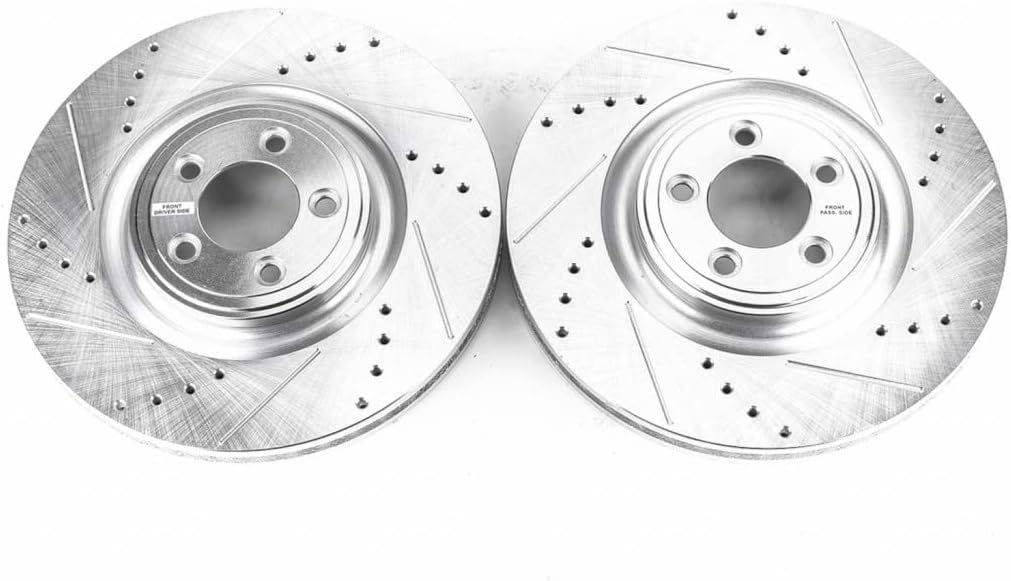Front Evolution Drilled & Slotted Brake Rotor W45859
