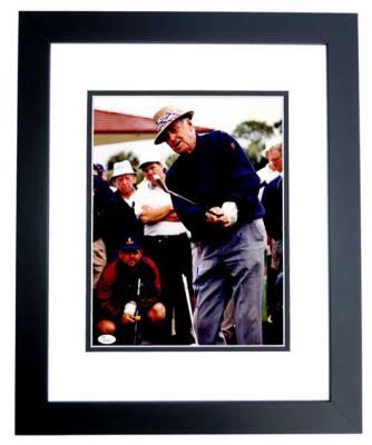 Sam Snead Signed Golf 11 x 14 in. Photo Black Custom Frame K846435