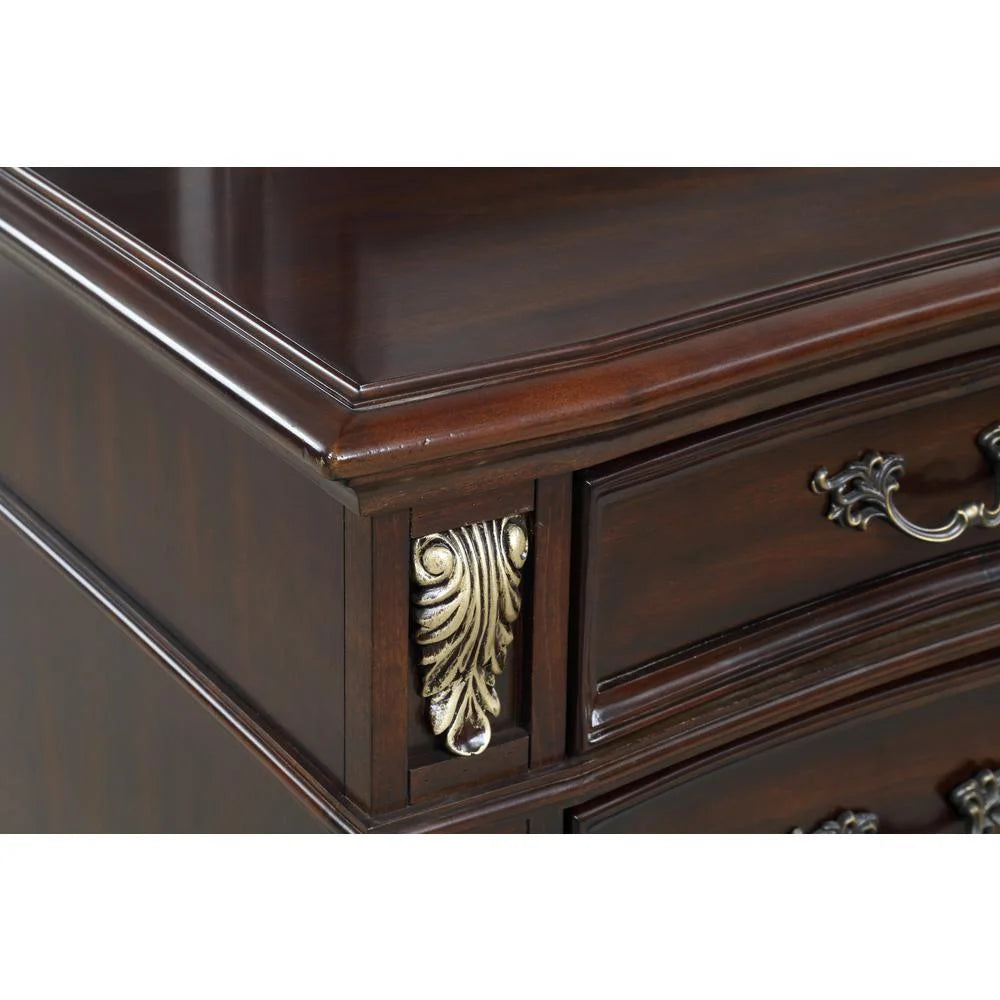 Solid Wood Dresser in Madeira Brown V78568