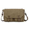 Green Canvas Messenger Bag L29950