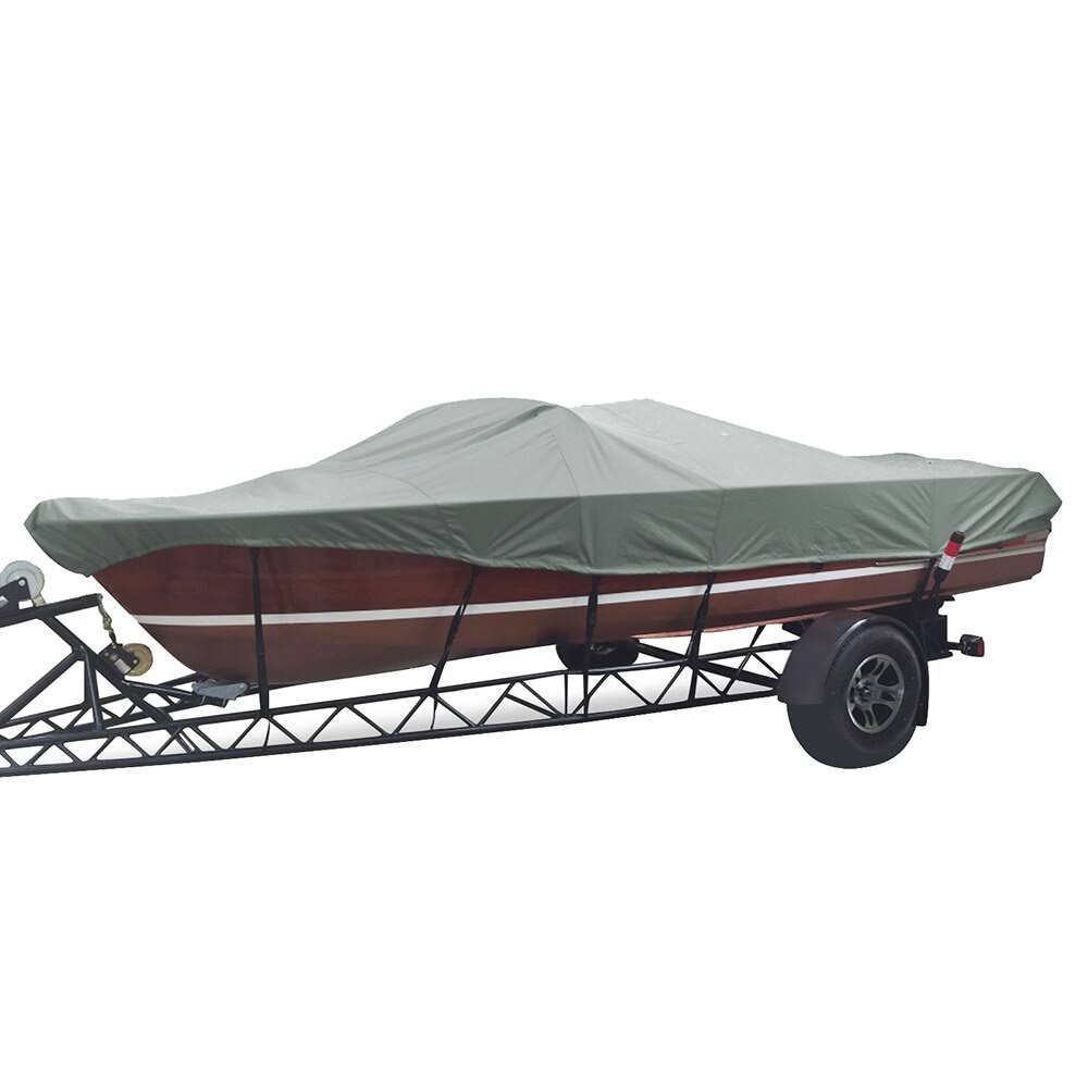 Grey Boat Cover for Tournament Ski Boats O855