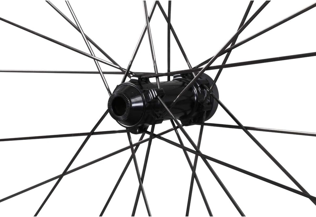 Carbon Road Bike Disc Wheelset 50 mm Clincher Tubeless Ready 25mm Center Lock Thru Axle T8153