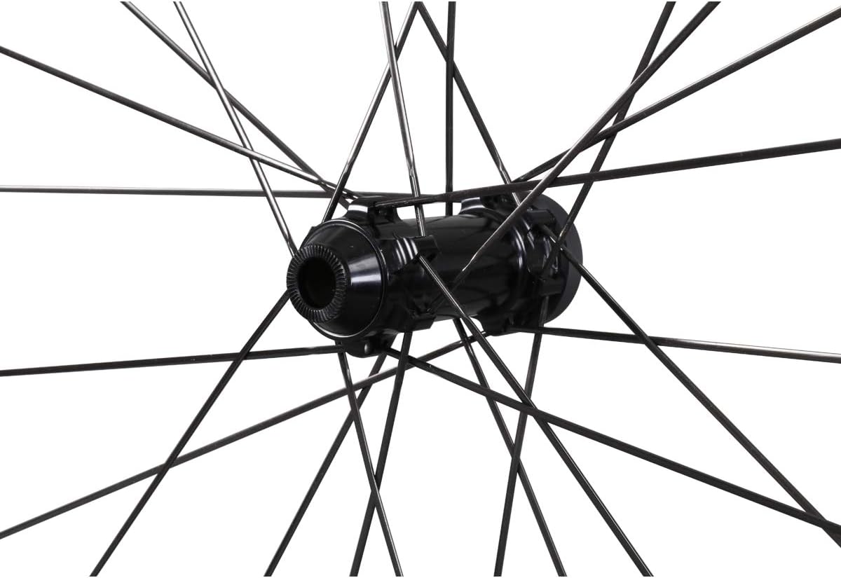 Carbon Road Bike Disc Wheelset 50 mm Clincher Tubeless Ready 25mm Center Lock Thru Axle T8153