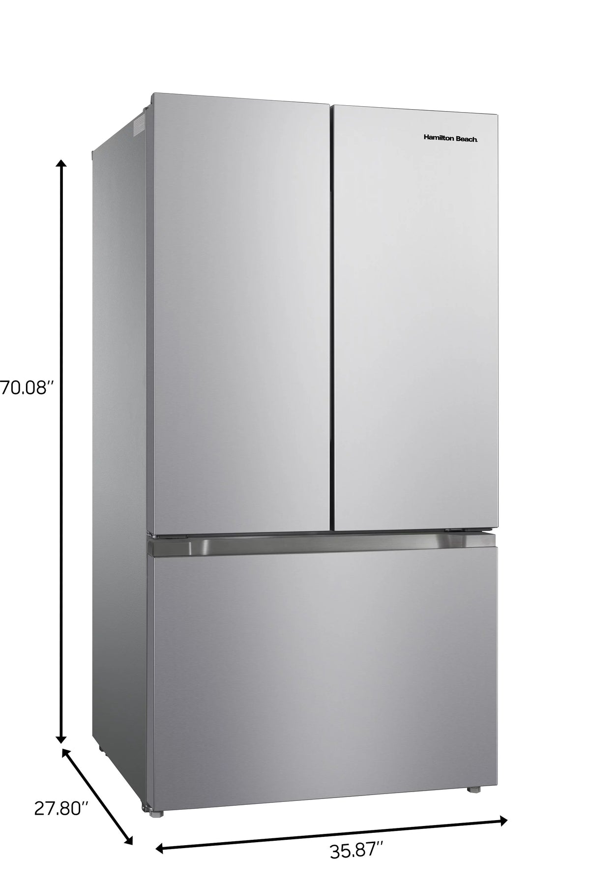20.3 Cu. ft. Platinum Silver French Door Refrigerator D373663