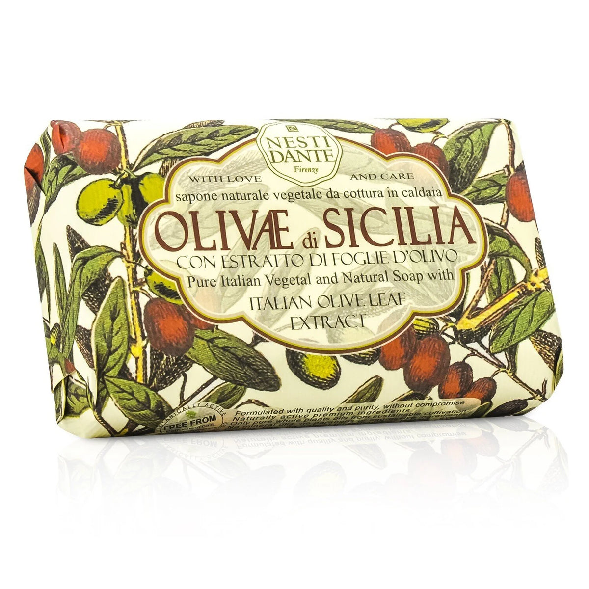 Natural Soap With Italian Olive Leaf Extract 150g F1578