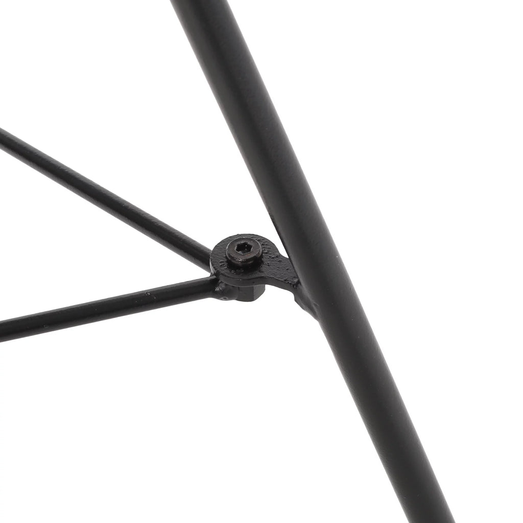 Black Tempered Glass Top Faux Rattan Side Table G123281