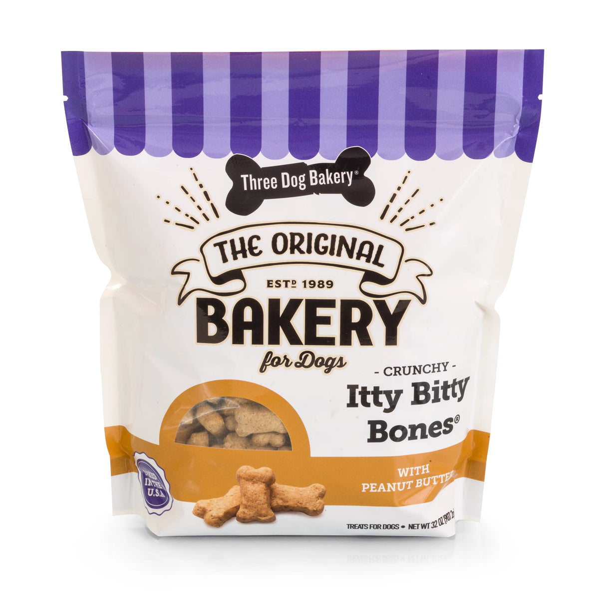 Peanut Butter Dog Treats, 32 oz N1594