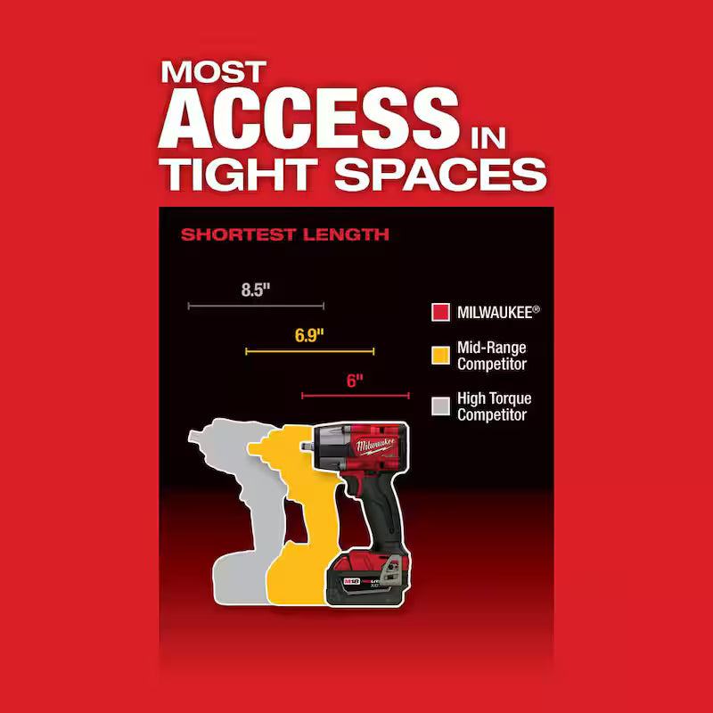 18V Brushless Cordless 3/8 in. Impact Wrench with 5.0 Ah Battery R130590