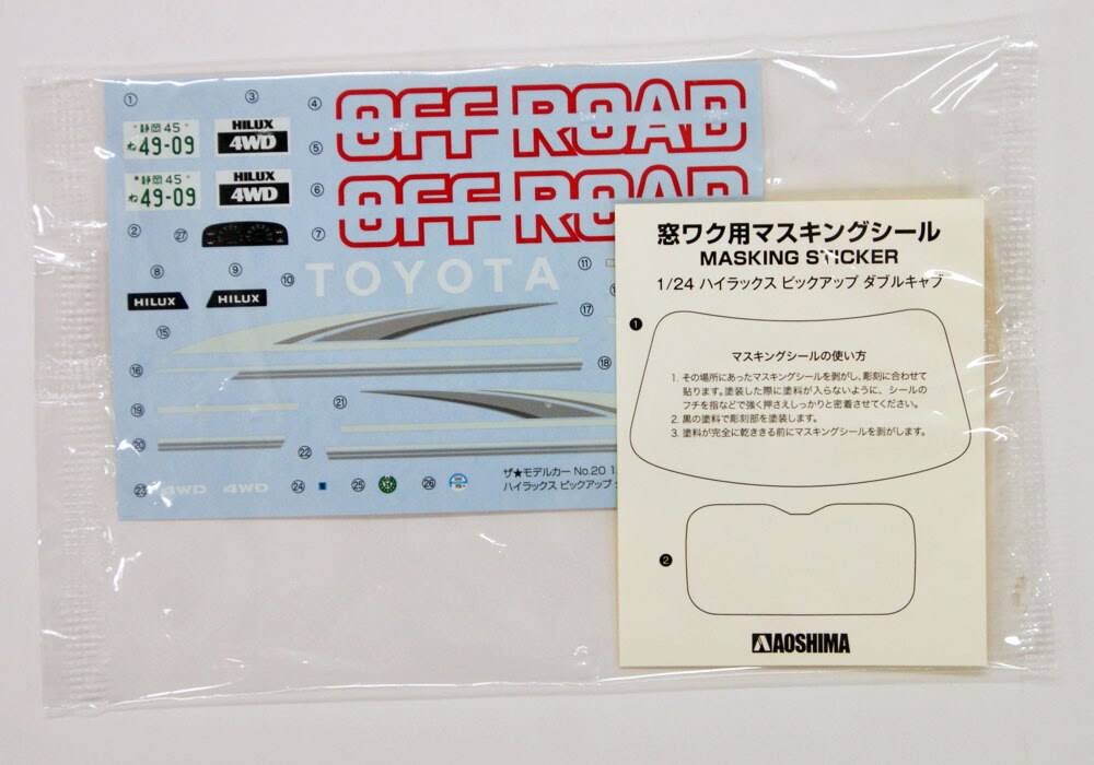 1/24 Toyota LN107 Hilux Pickup Double Cab 4WD B631