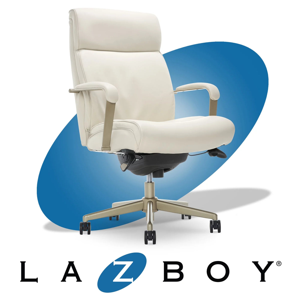 White Bonded Leather Executive Chair X74707
