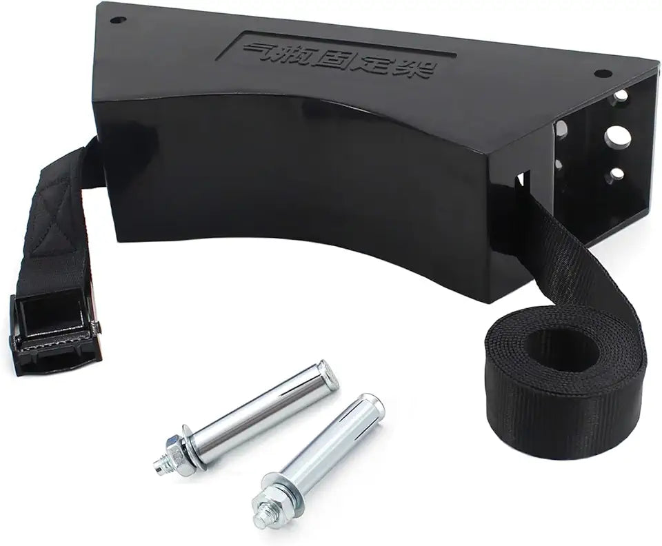 Lightweight Wall Mount Oxygen Tank Holder with Screws, 3pcs Q365