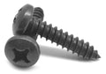 18-8 Stainless Steel Black Oxide Sheet Metal Screw H70430