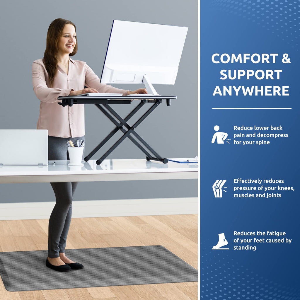 Anti Fatigue Floor Mat, Non-Slip Bottom Standing Desk Mat B3248