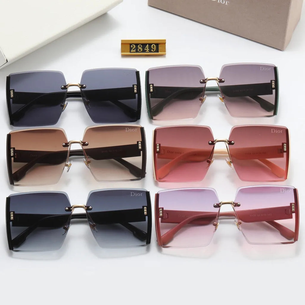 Frameless Square Polarized Sunglasses R906186