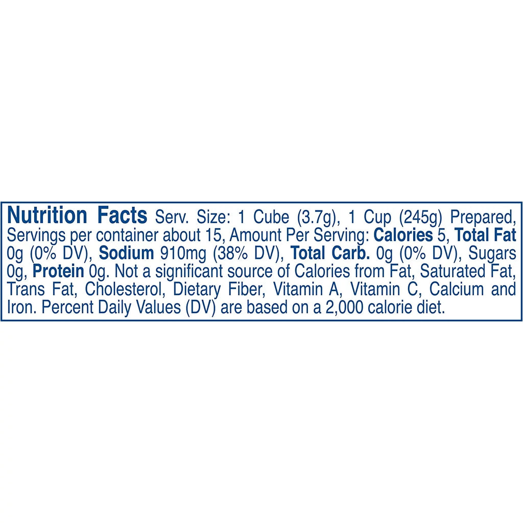 Beef Instant Bouillon Cubes 2 OZ Pack of 12 H14733