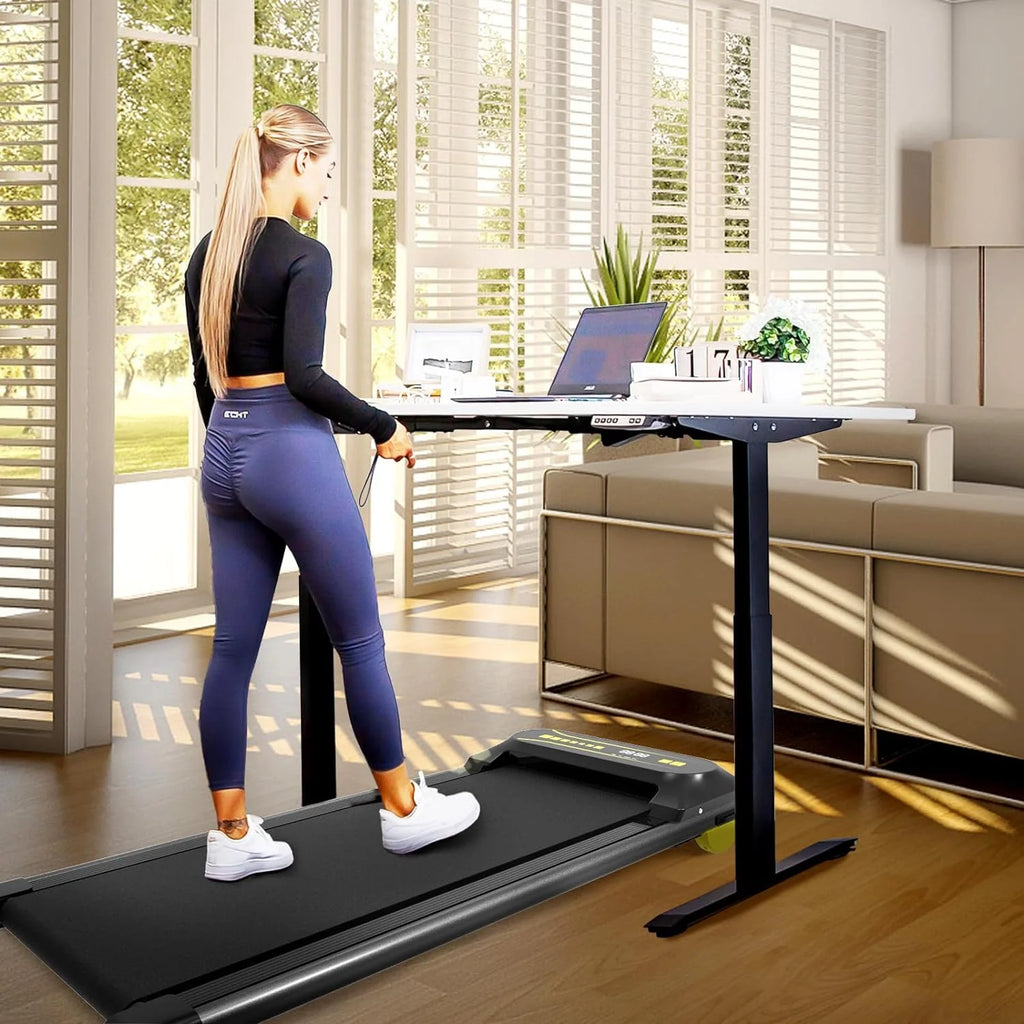 Portable Mini Treadmill with Remote Control Black N81521