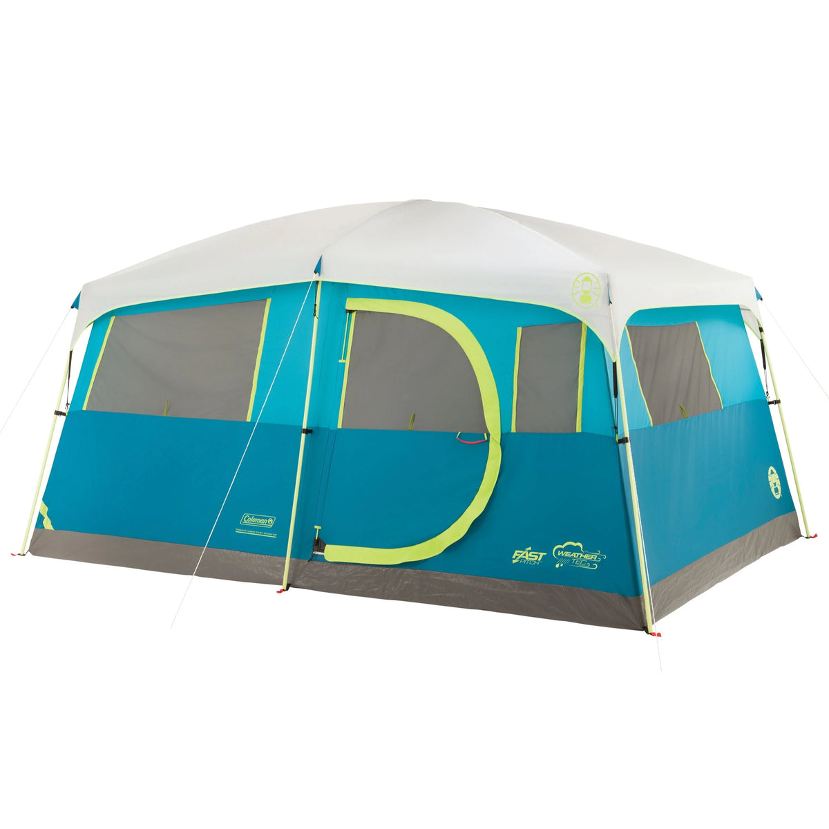 8-Person Light Blue Cabin Camping Tent H512