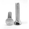 5/8 inch-11 x 1 3/4 inch Coarse Thread Grade 5 Plow Bolt Flat Head Medium Carbon Steel Zinc Plated Pk 250 F663