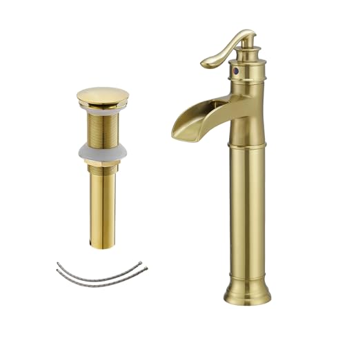 Matte Black Waterfall Vessel Sink Faucet R740858
