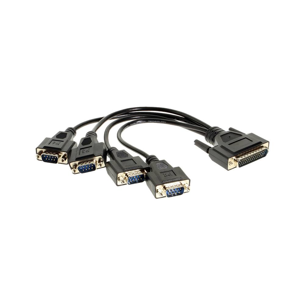 Quad Port Serial RS422/485 PCIe Card with DB44 Cable S229656