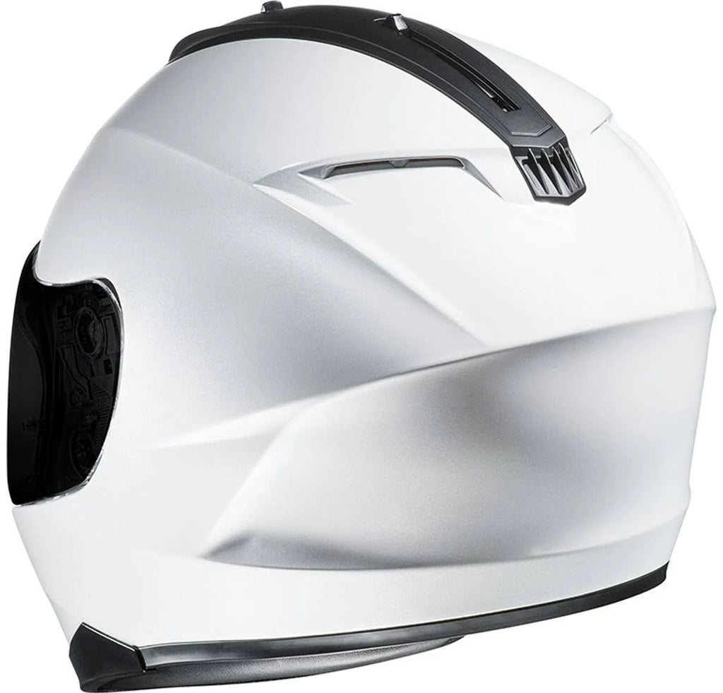 White XL Solid Helmet O701