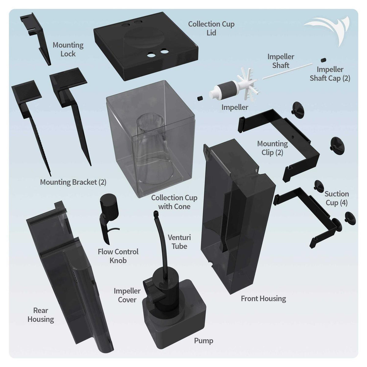 Mini Internal Protein Skimmer R290