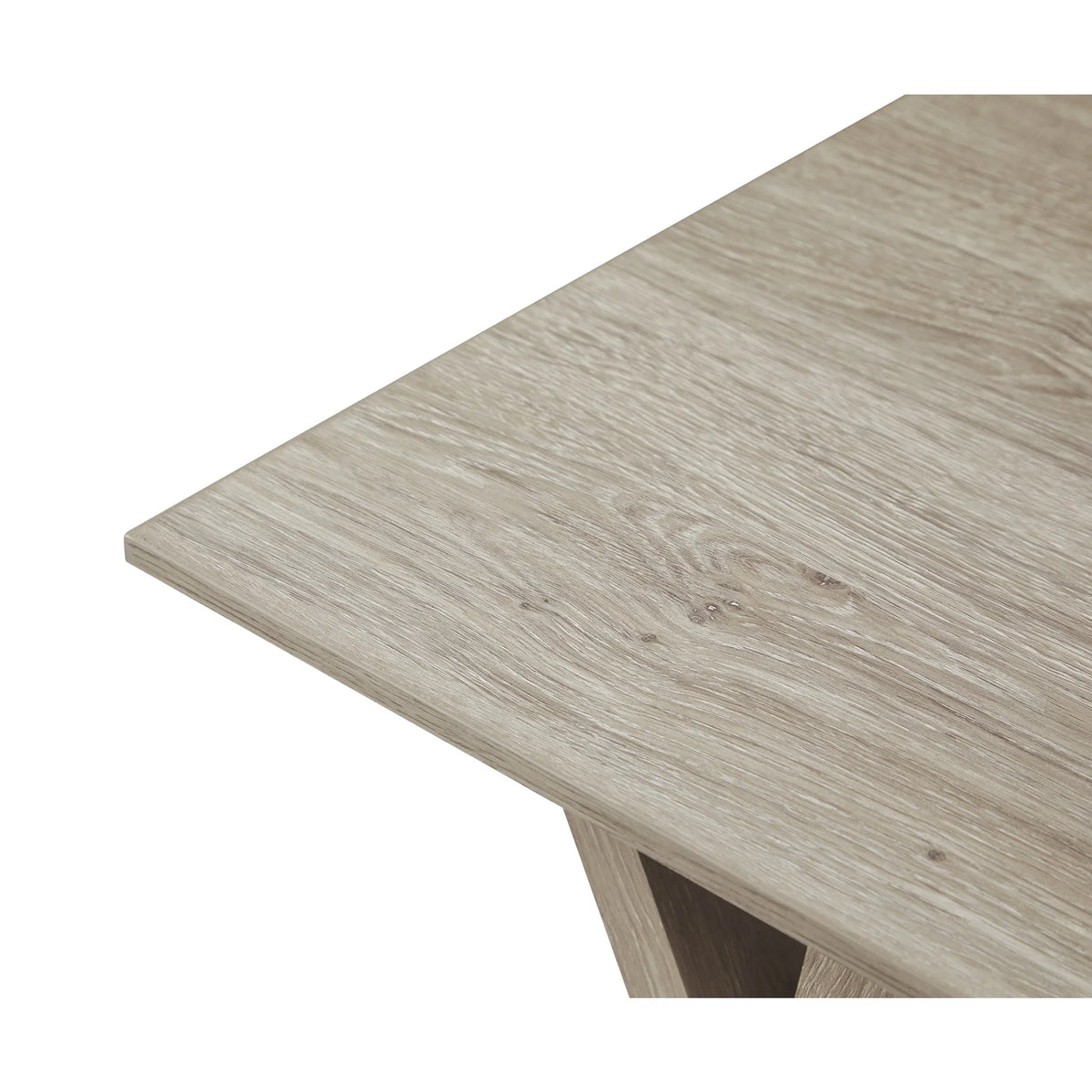 60"W Writing Desk, Light Oak E9385