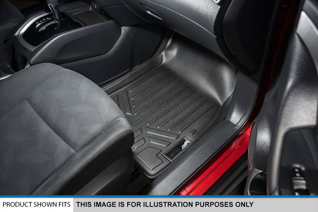 Black Floor Mats Liner Set I179191