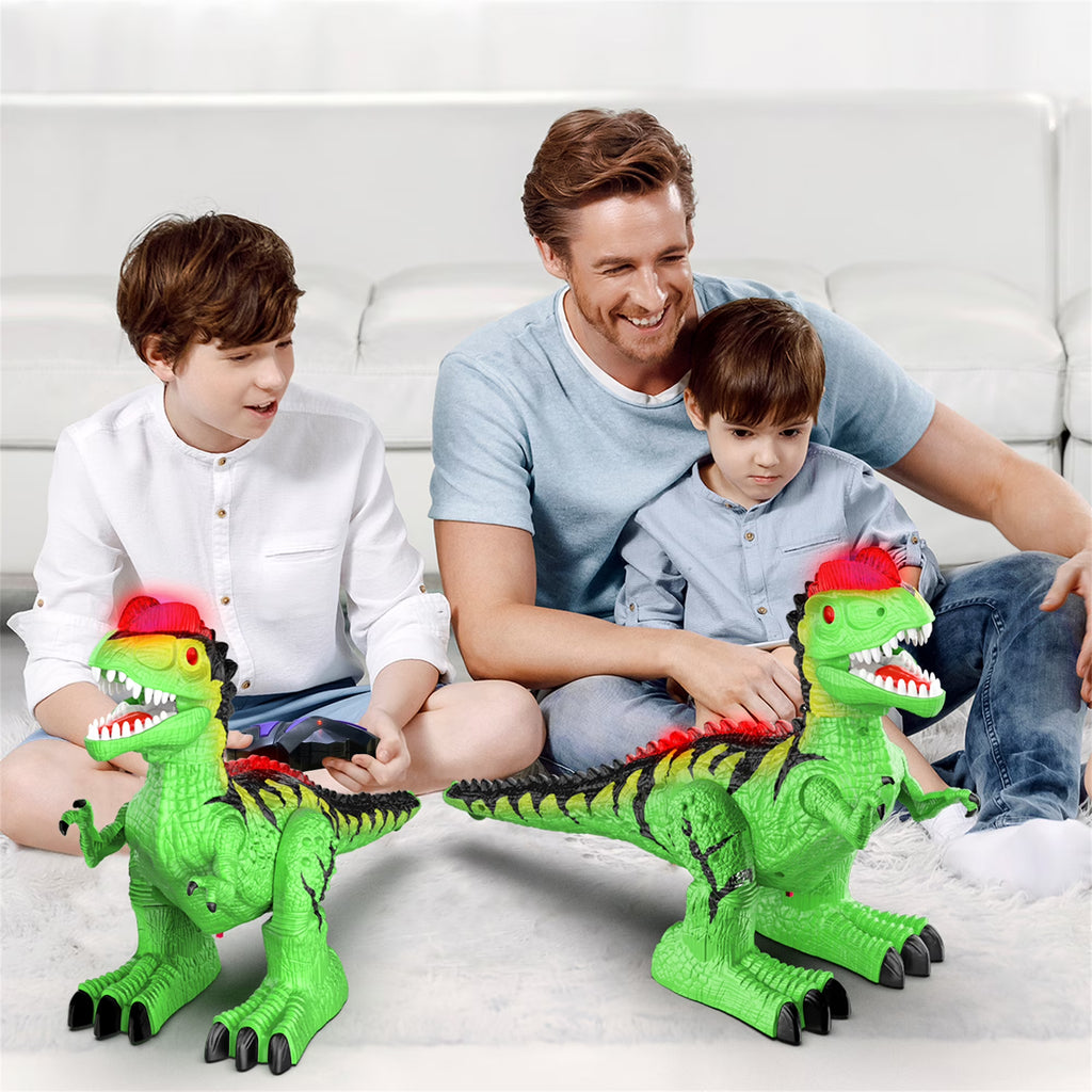 Green RC Giant Dinosaur Robot Toy with 360° Rotation P185626