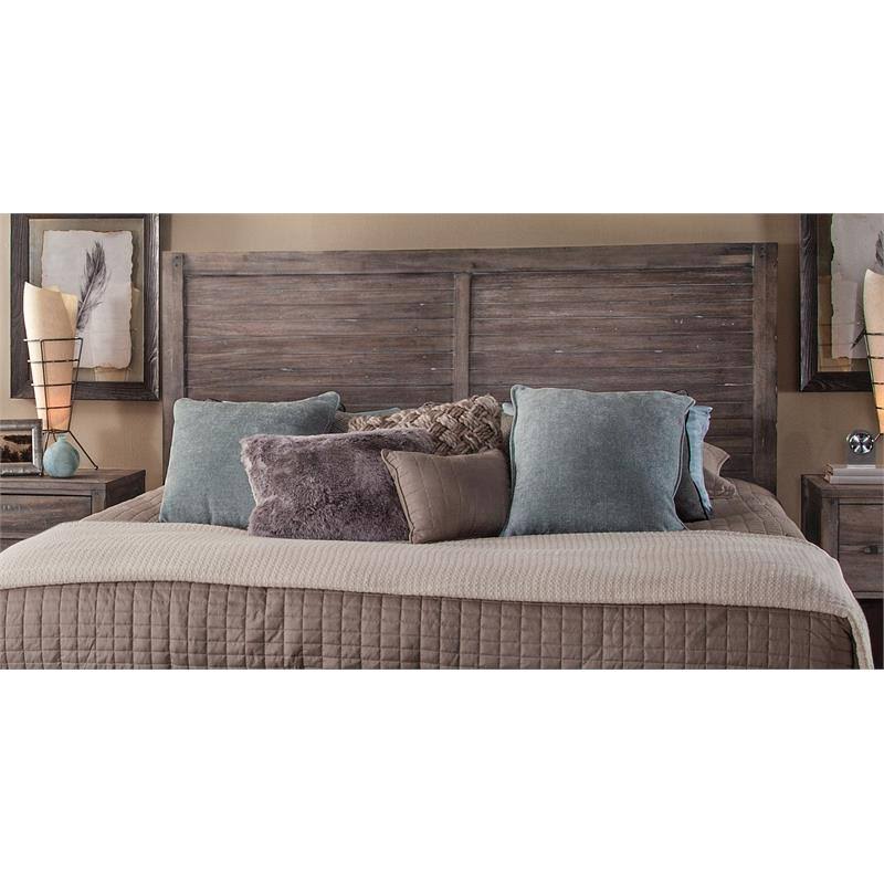 Weathered Gray King Panel Headboard T28762
