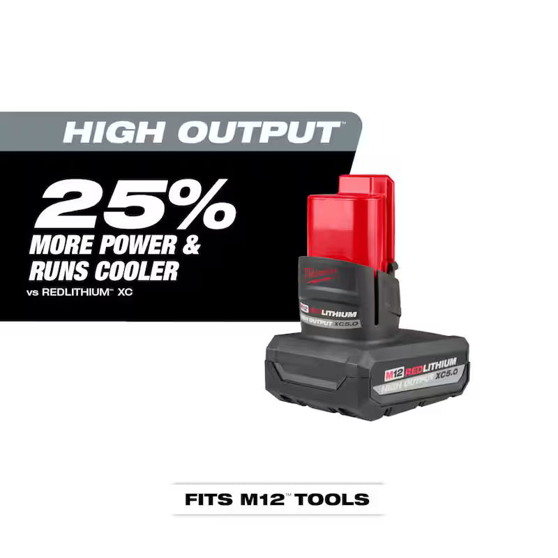 12-Volt Lithium-Ion Brushless Cordless Reciprocating Saw Kit with 5.0 Ah Battery P151