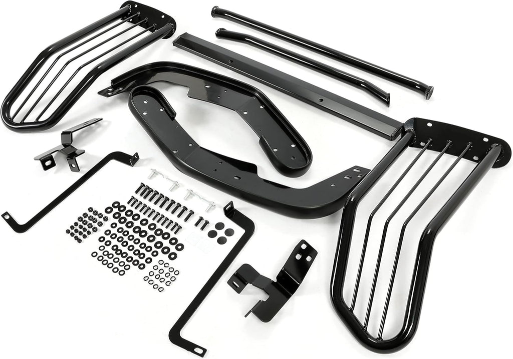 Black Steel Front Bumper Grille Brush Guard L160864