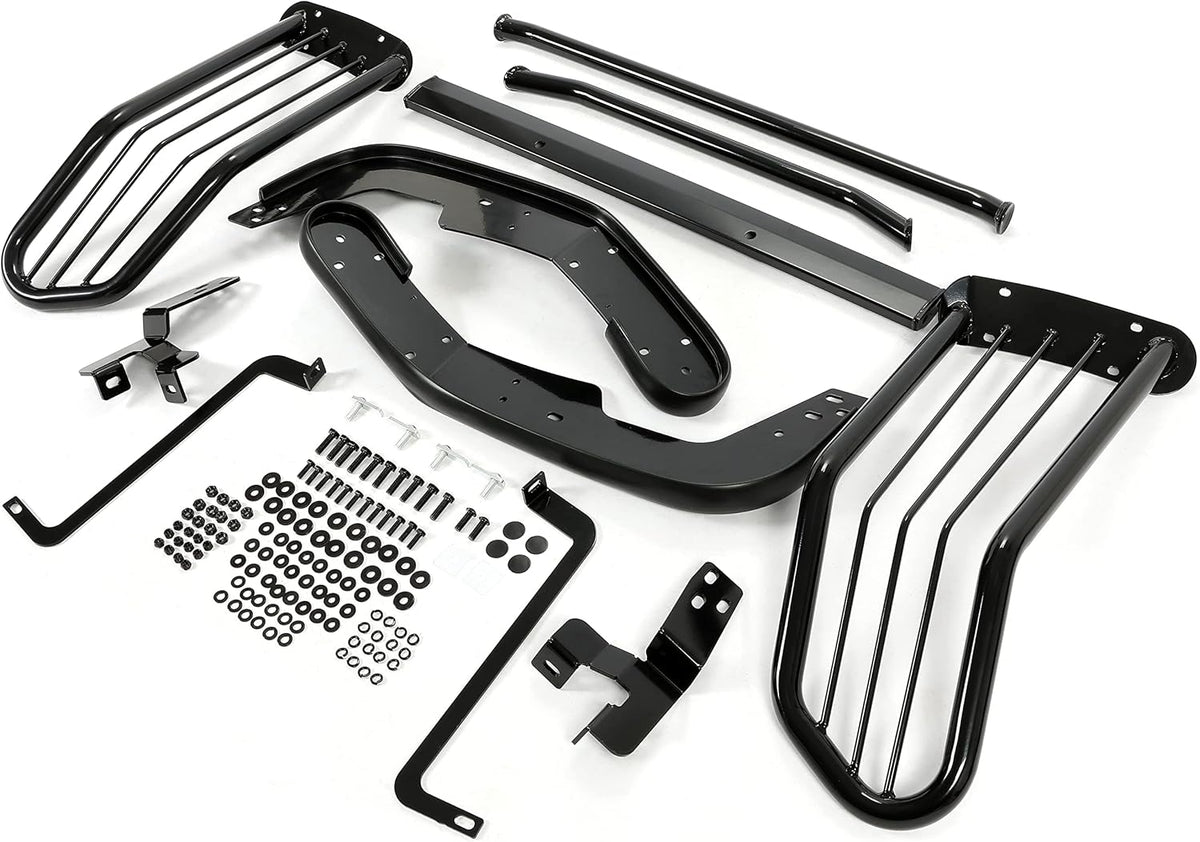 Black Steel Front Bumper Grille Brush Guard L160864