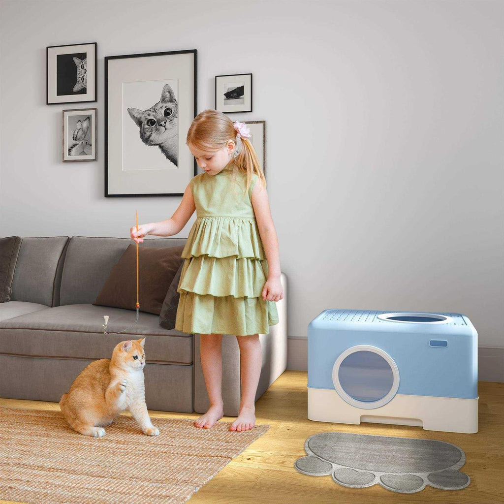 Enclosed Cat Litter Box with Lid G198820