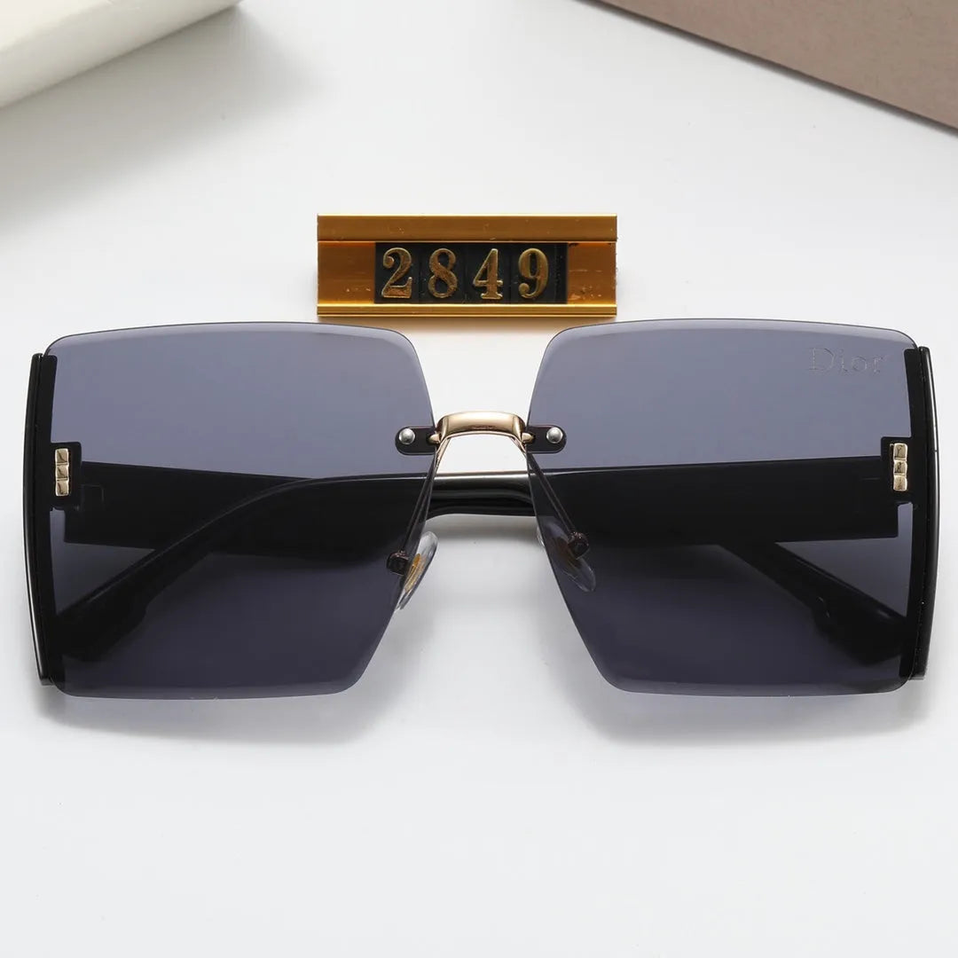 Frameless Square Polarized Sunglasses R906186