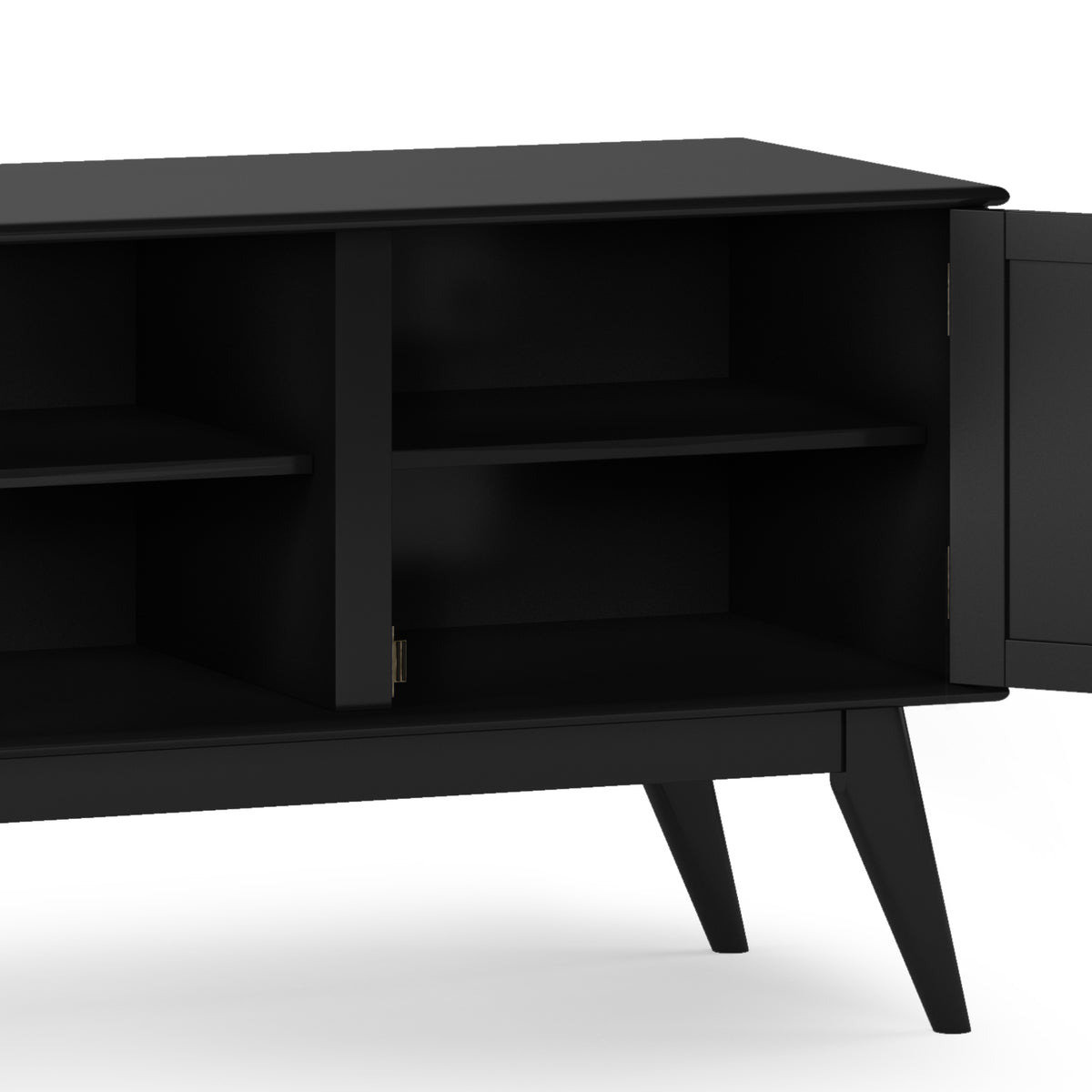 Black Low TV Media Stand W91039