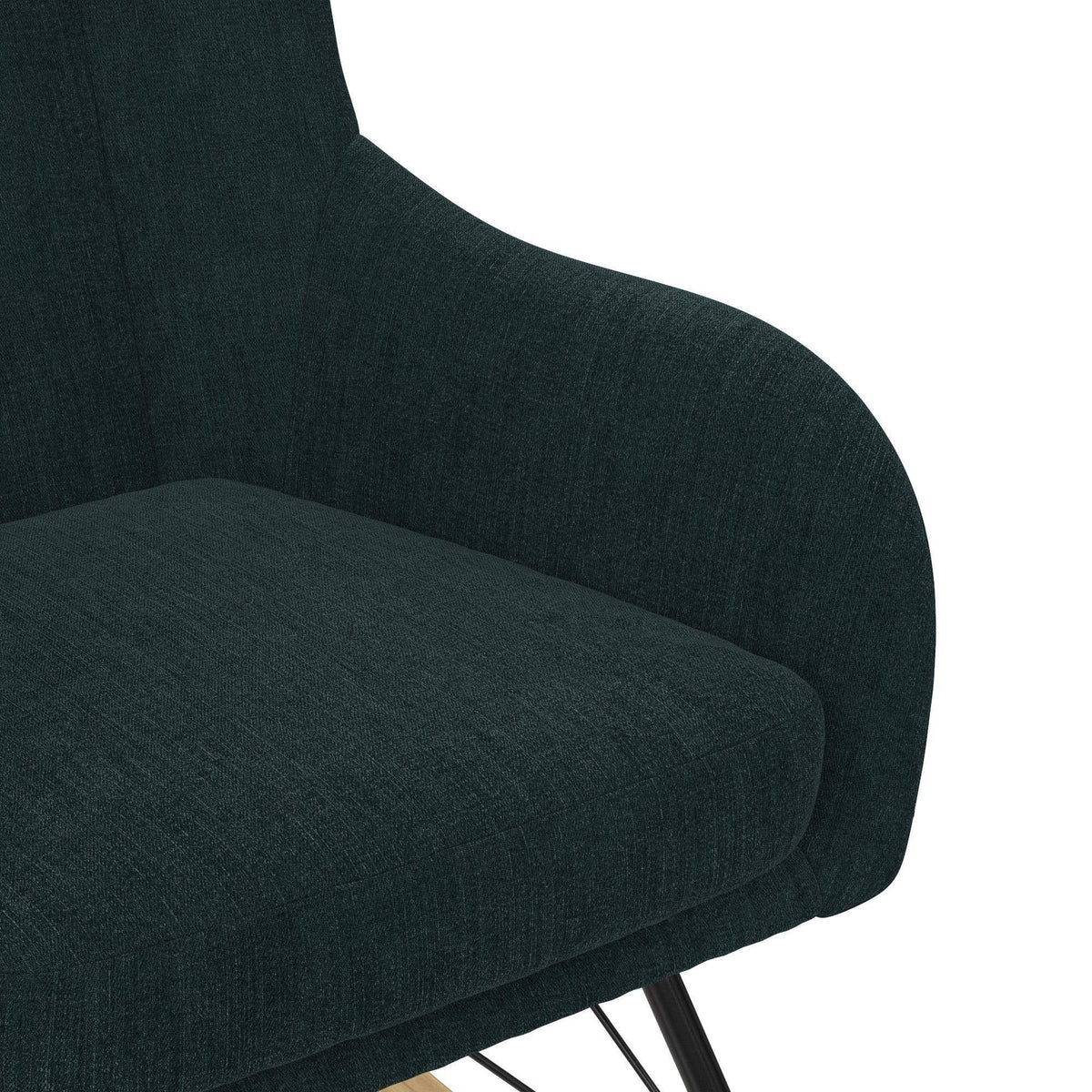 Blue Wingback Rocker S51220