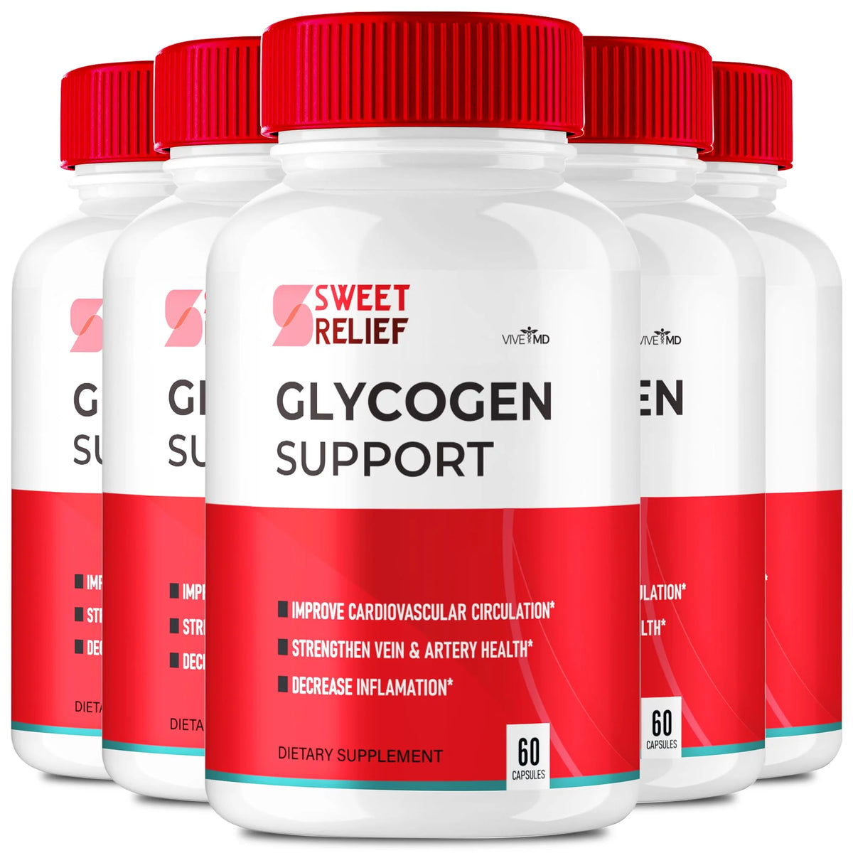 Glycogen Support Blood Formula Supplement Capsules 5 Packs S491