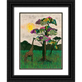 Black Ornate Wood Framed Art Print W584690