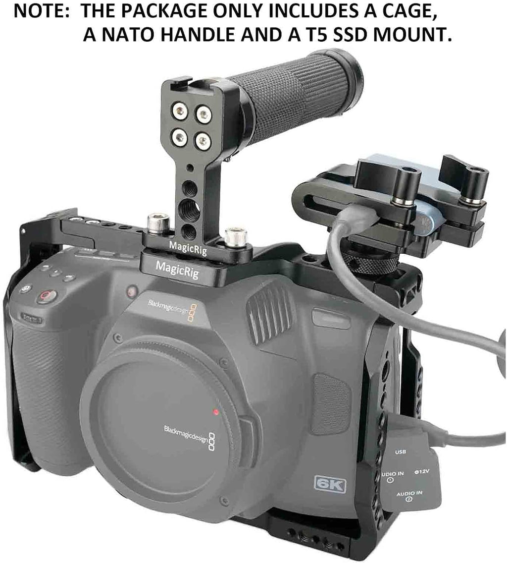 Full Cage Kit with Rubber Top Handle & T5 SSD Mount Y840