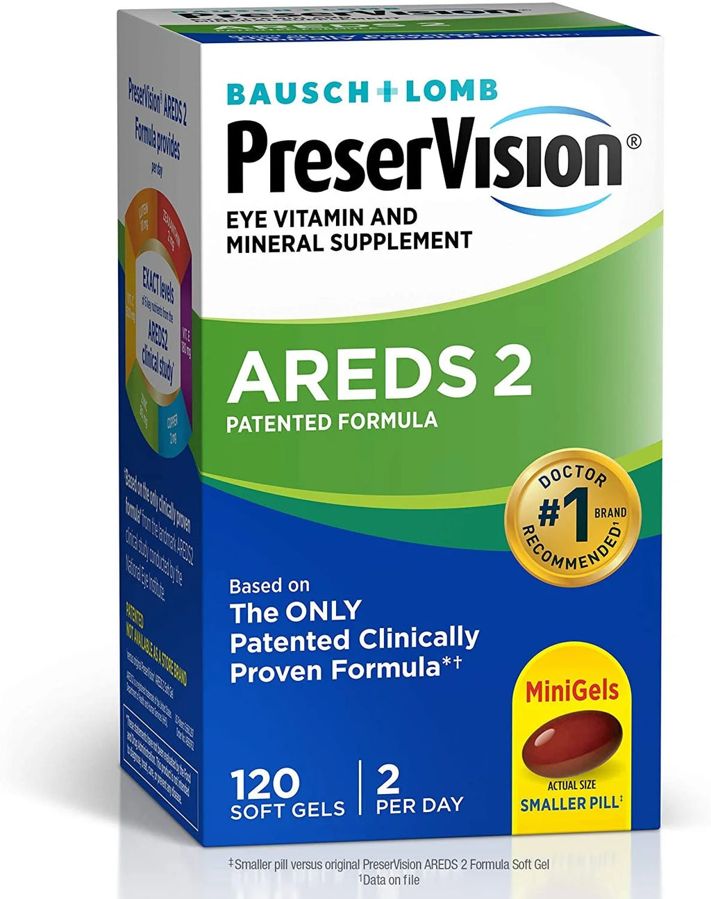 Eye Vitamin & Mineral Supplement Soft Gels G91493