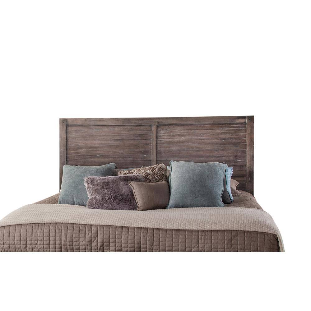 Weathered Gray King Panel Headboard T28762