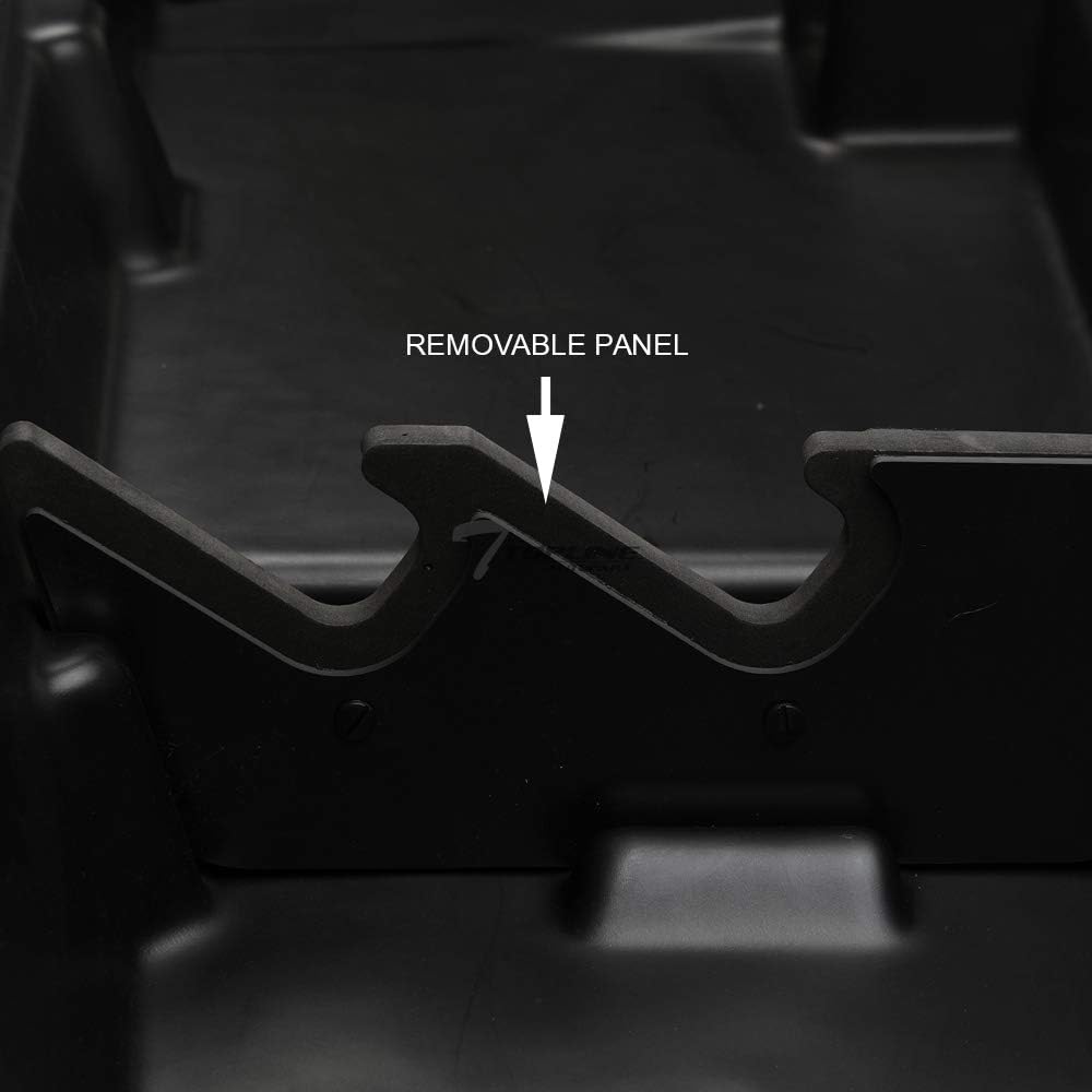 Black Gearbox Underseat Storage Box for Ford Superduty Crew Cab F57921