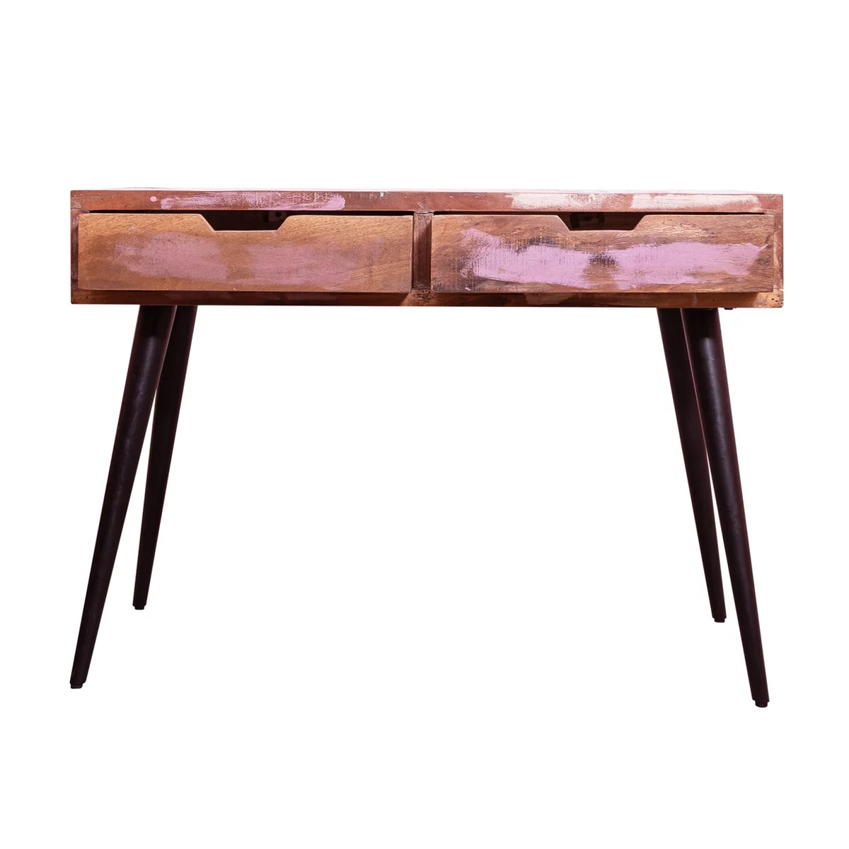 43 Inch 2 Drawer Wooden Console Table N4291