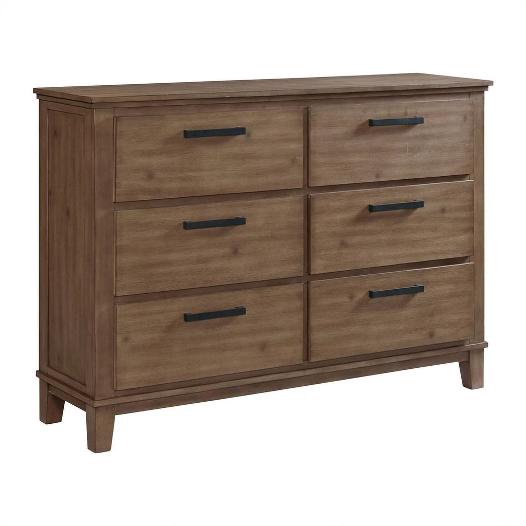Grey 6-Drawer Dresser H6536