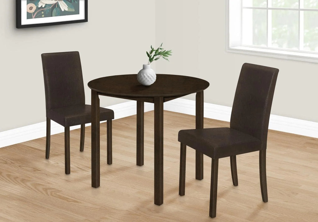 Brown Round Wood Table C833