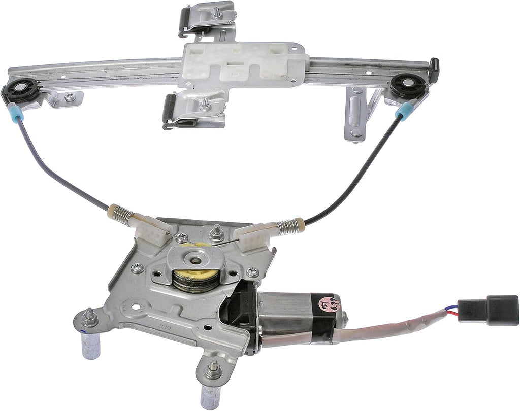 Rear Passenger Side Power Window Motor and Regulator Assembly, Black Pack of 2 I237605