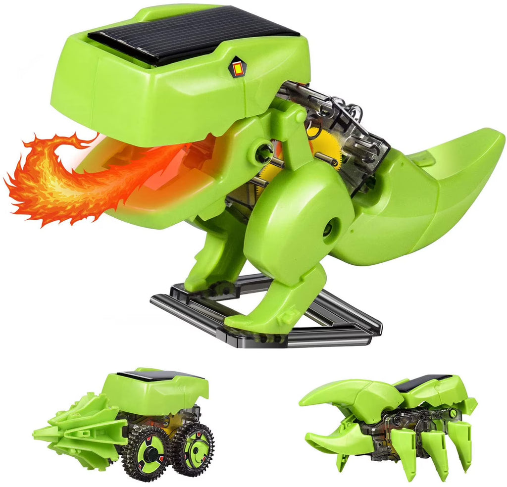 STEM Robot Building Toy Science Kit 3 in 1 Solar Dinosaur Desk Robot Y5090