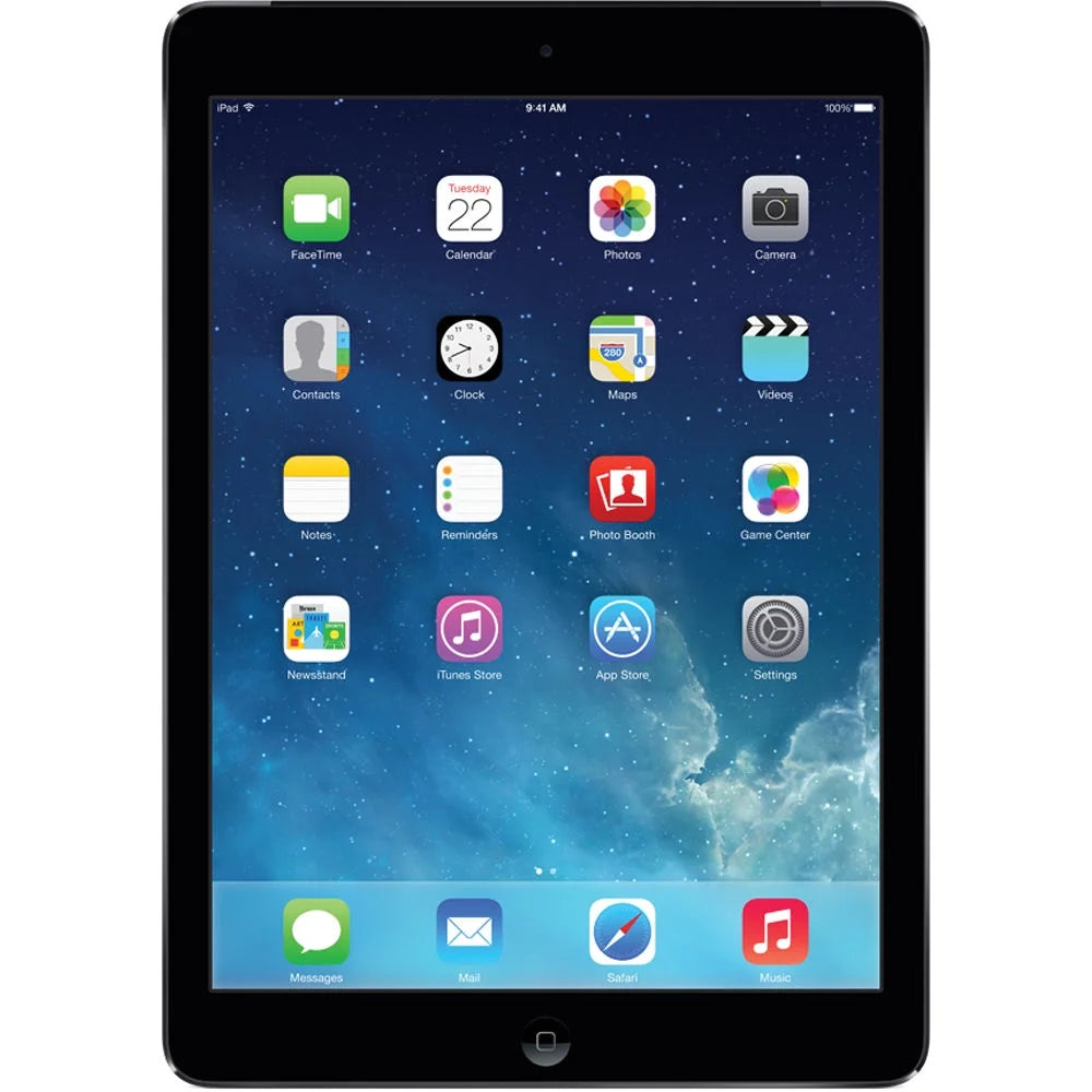 Refurbished Apple iPad Air 9.7in Wi-Fi 64GB Space Gray A97161