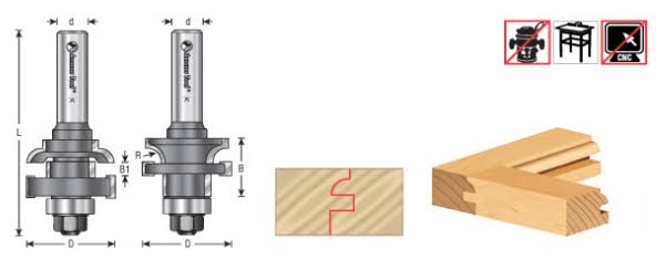Carbide Tipped Bead Profile Cutter V40492